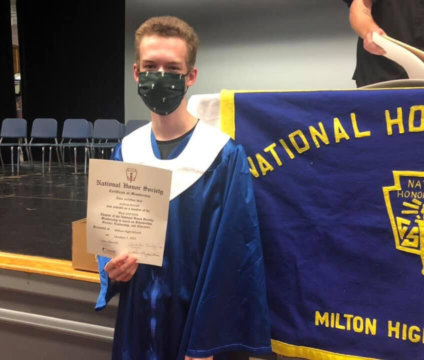 Induction into the National Honor Society, 10/7/21 Induction into the National Honor Society, 10/7/21